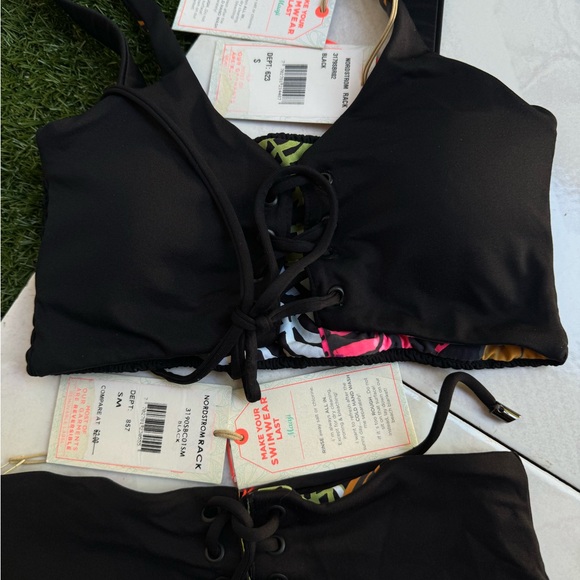 MAAJI  Lace Up Bra REVERSIBLE Swimming suit  BRAND New with tags $65 - Picture 7 of 8